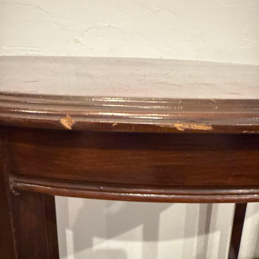 ykヴィンテージ　サイドテーブル　オーバルテーブル