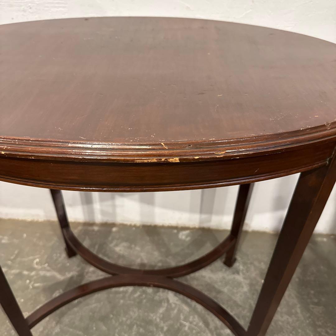 ykヴィンテージ　サイドテーブル　オーバルテーブル