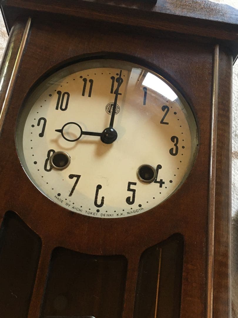 愛知時計　超小型振り子時計 美品