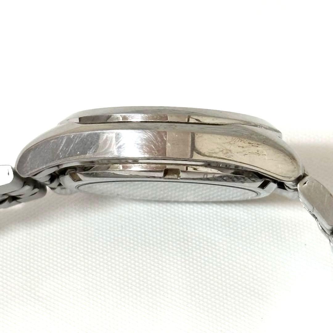 美品 稼働✨SEIKO 5・自動巻き 裏スケ 3針 デイデイト シルバー