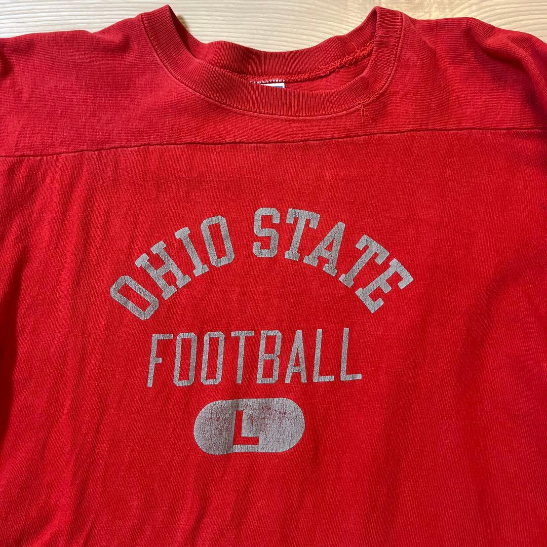 champion 70s バータグ フットボールtシャツ USA製 80s - メルカリ