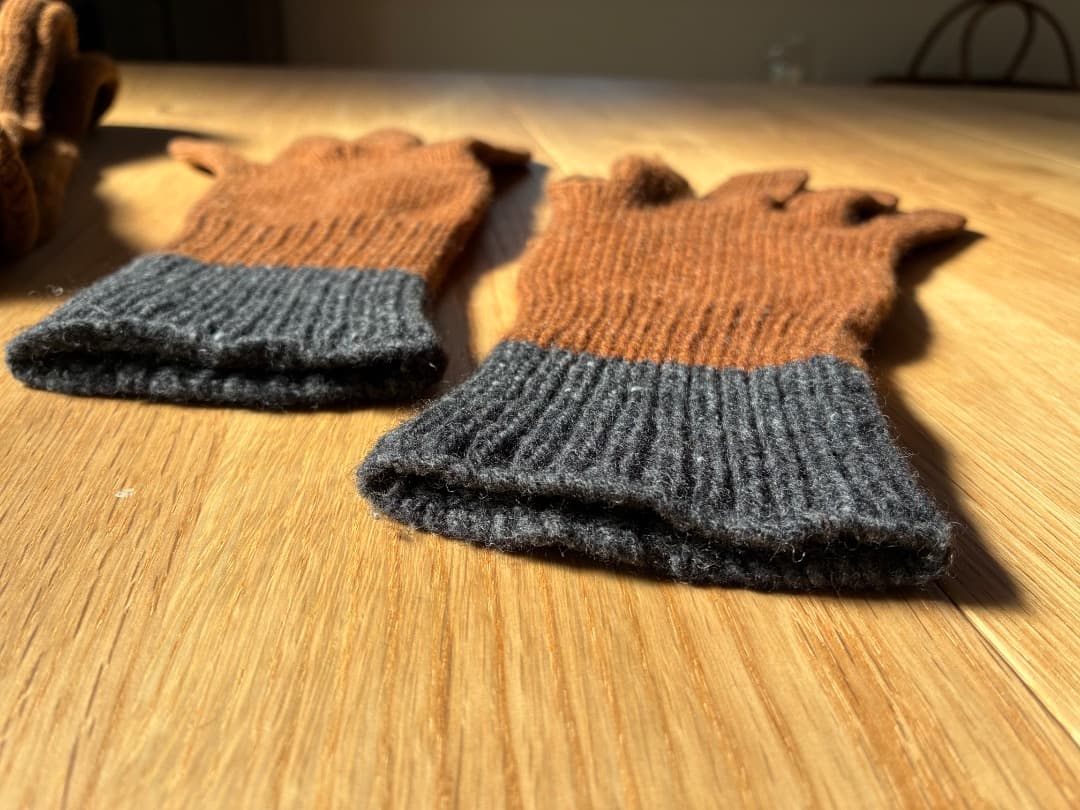 MARGARET HOWELL【スコットランド製】手袋➕マフラーセット MHL