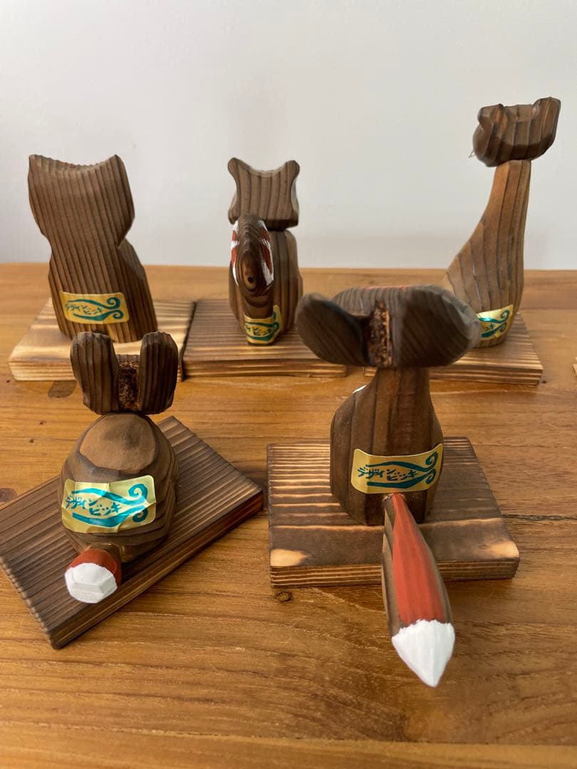 砂澤ビッキ 木の香りの北の動物達 5体セット 復刻版