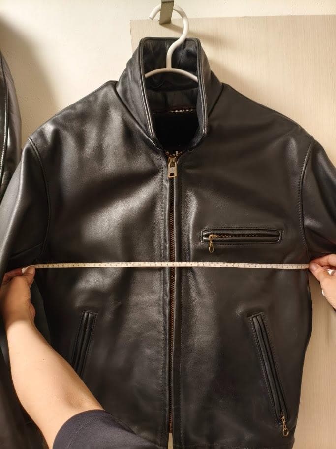 裏ボア付き】SCHOTT 革ジャン 38 AT101