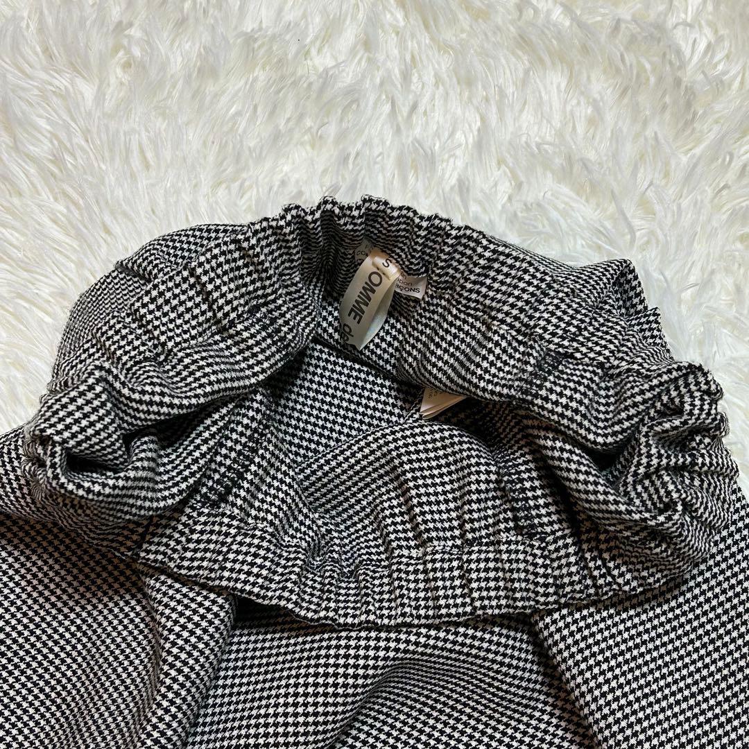 【希少】　コムデギャルソン　ペンギンパンツ　サルエルパンツ　千鳥格子　グレー　S