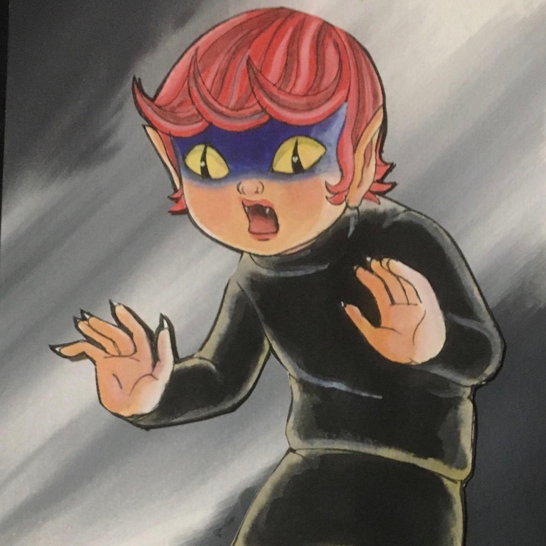 アニメ猫目小僧の原画
