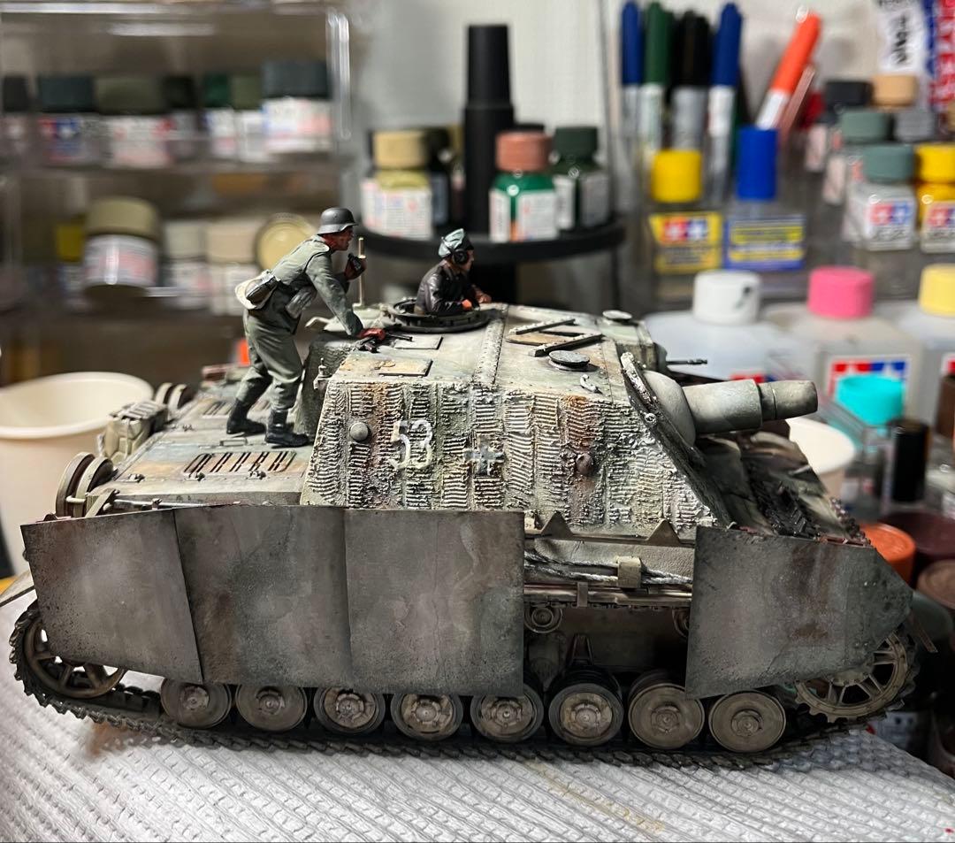 1/35 ドイツブルムベア後期型。ツインメリット加工。ウェザリング。搭乗員2体。