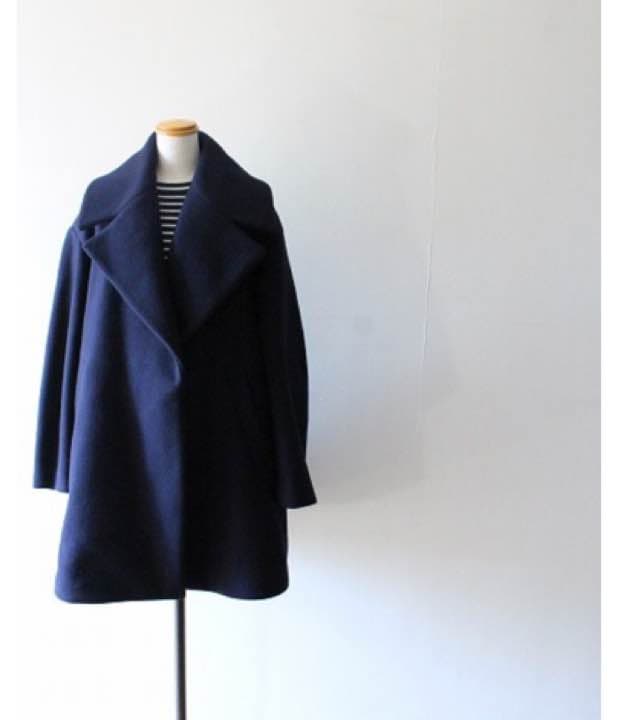 ENFOLD チェスターコート ネイビー38 ENFOLD（エンフォルド）の