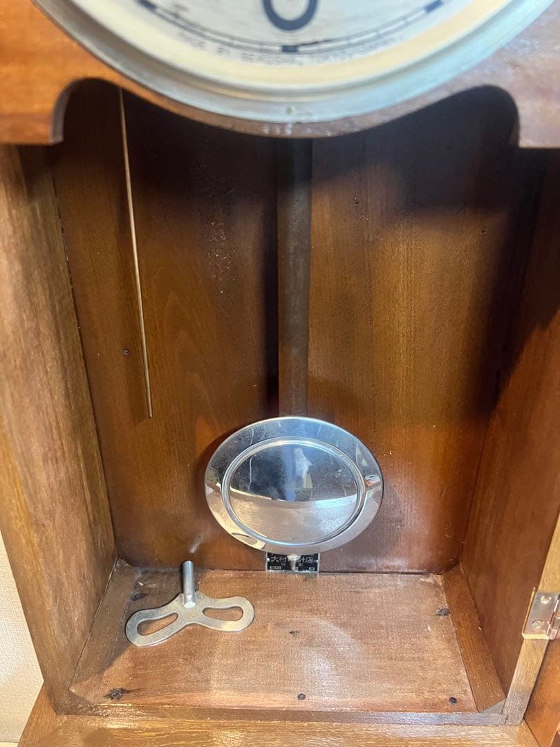 精工舎振り子時計ゼンマイ掛け時計柱時計ボンボン時計古時計