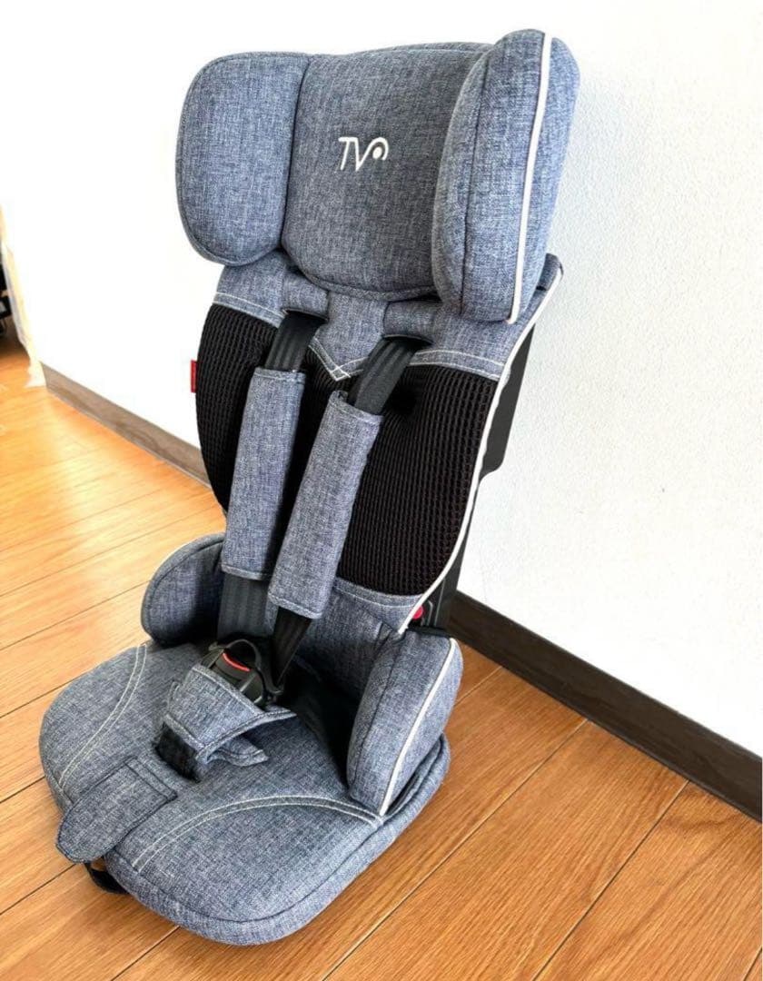 カーシェアに便利！日本育児 トラベルベスト ECプラス デニム生地 極美