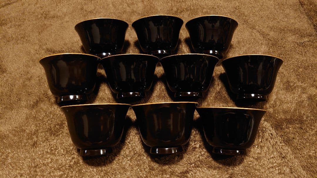 輪島塗　漆器　蕎麦猪口　湯呑み　猪口　向付　１０客