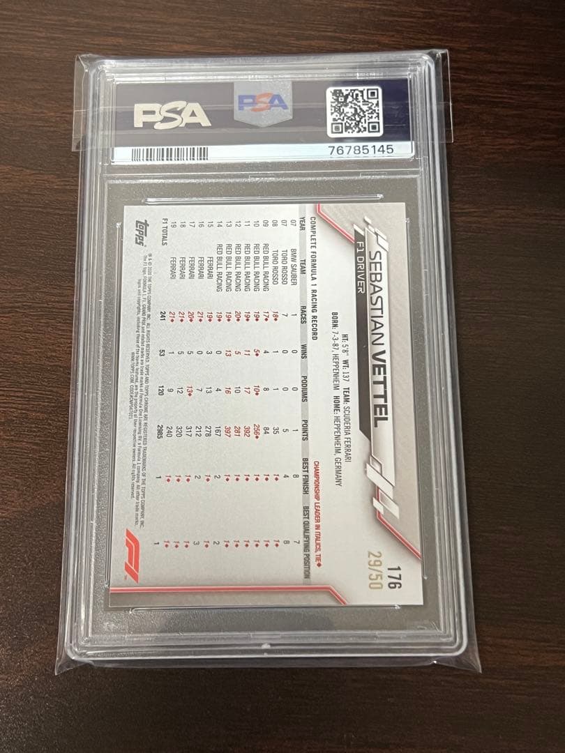 その他 2020 Topps F1 Sapphire Sebastian Vettel