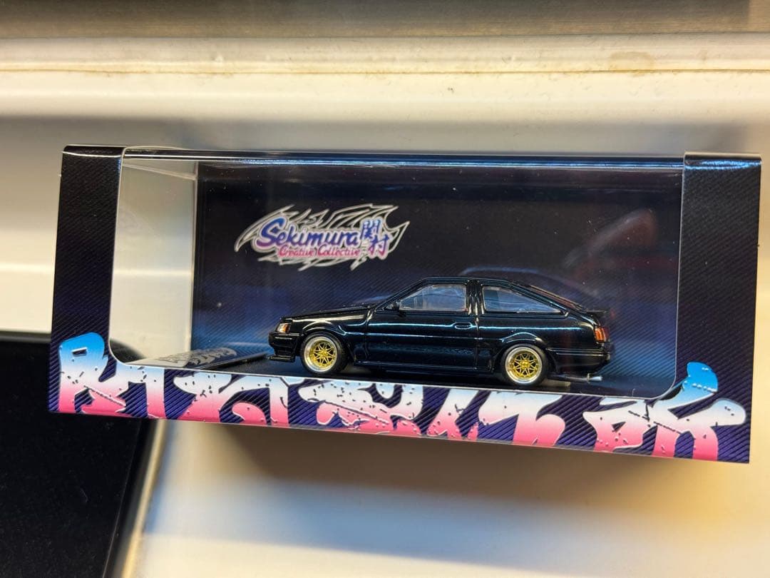 1/64 TRD 風 トヨタAE86 Levin 改 Work EQUIP 03