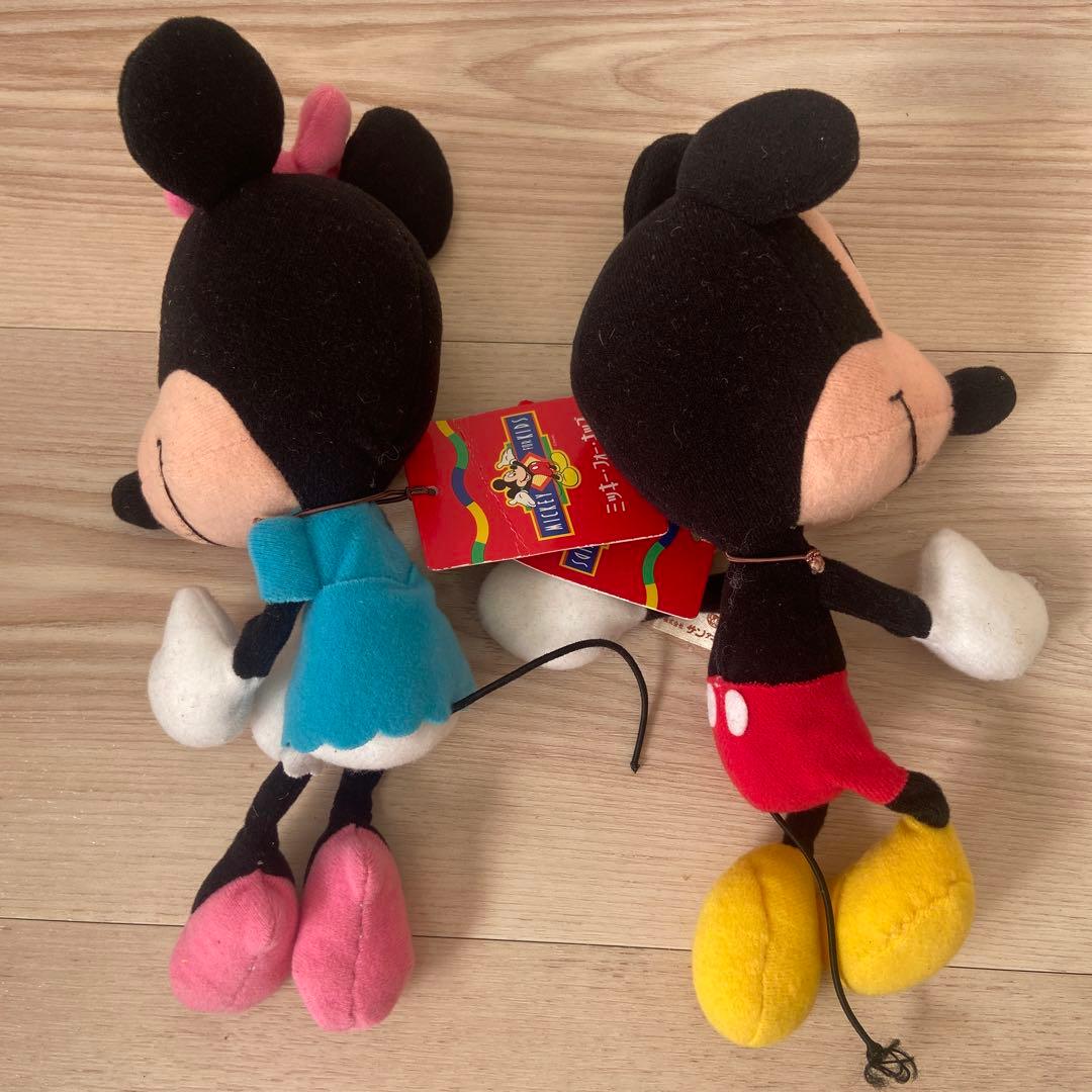 ディズニー　ミッキー ミニー　ぬいぐるみ　サンアンドスター　希少　レア　当時物