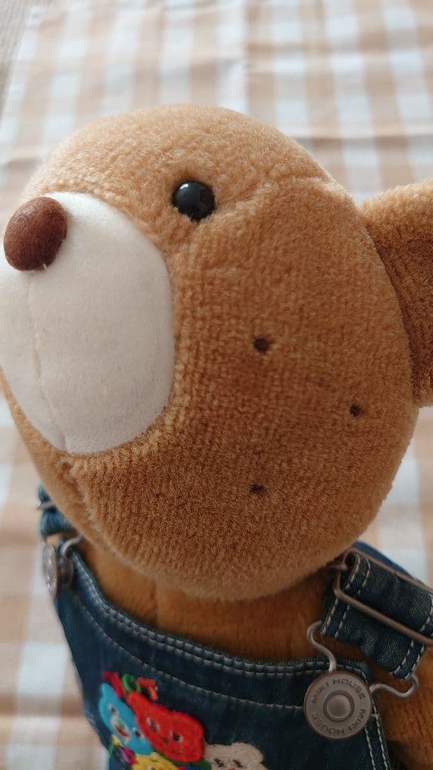 ☆超希少☆【ミキハウス】ホットビスケッツ ビーンズくん ぬいぐるみ 平成レトロ