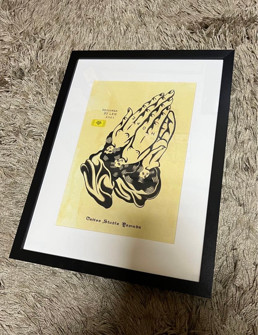 tatoo studio yamada ポスター額付き