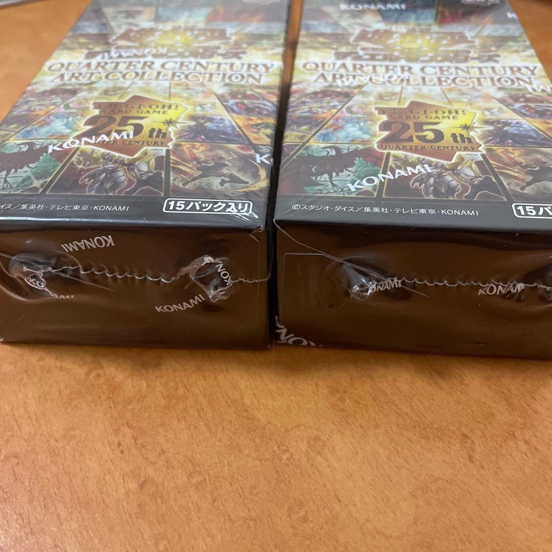 【シュリンク付】遊戯王クォーターセンチュリーアートコレクション2BOX