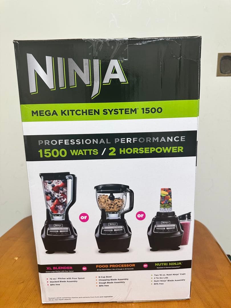 NINJA BL7700 30ニンジャブレンダー　メガキッチンシステム ミキサー