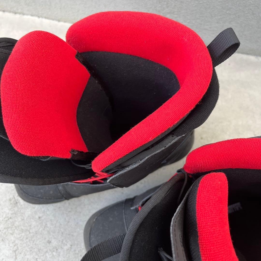 極上！超美品！！SALOMON スノーボードブーツ 黒/赤　一度のみ使用