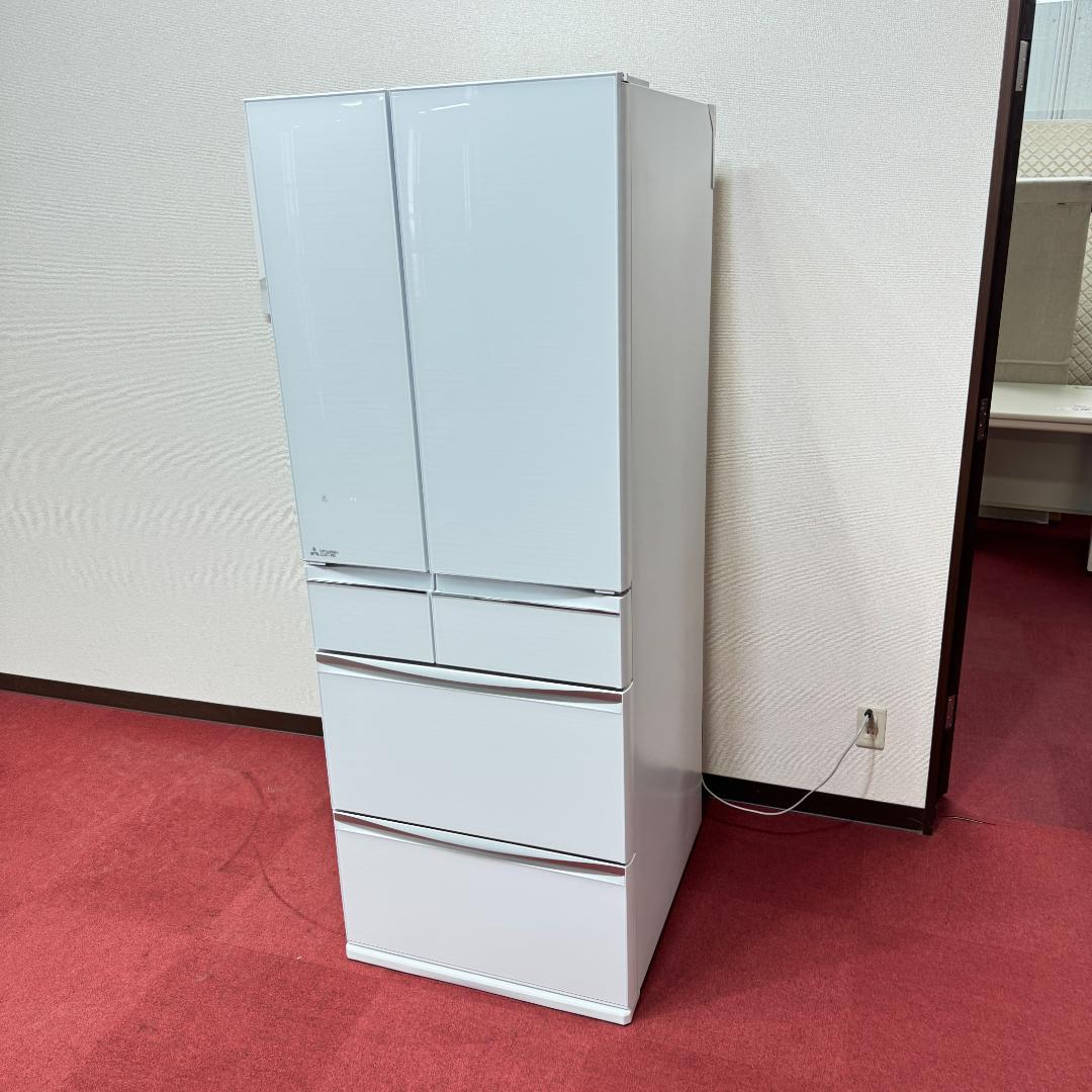 東京23区送料無料　超美品三菱2020年製　6ドア冷蔵庫572L　洗浄/除菌済み