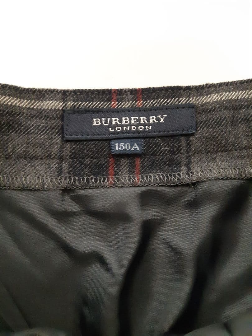 BURBERRY バーバリー スカート プリーツスカート 150㎝　グレー