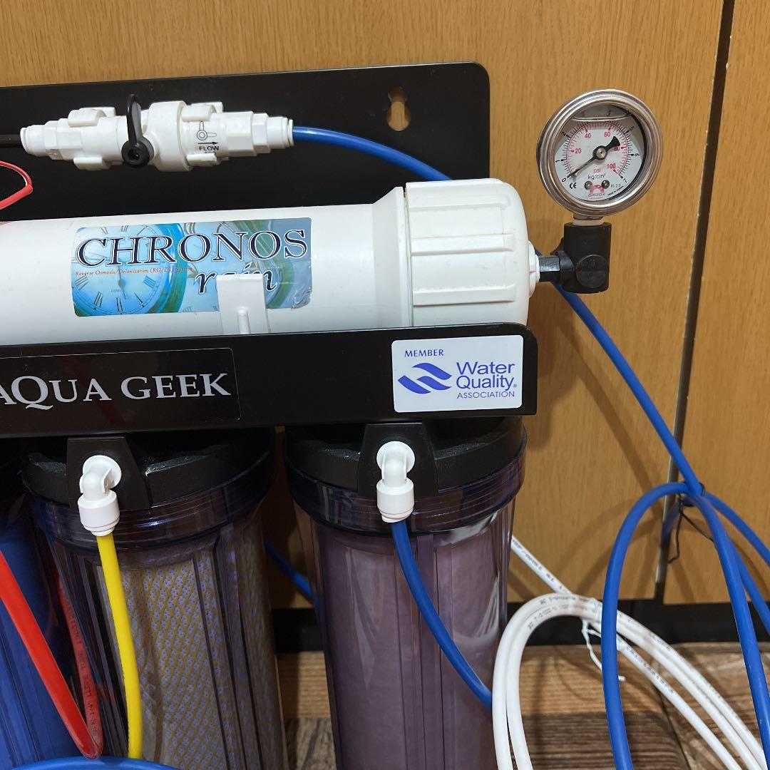 アクアギーク クロノスレイン RO水 TDSメーター モニター付き 海水水槽