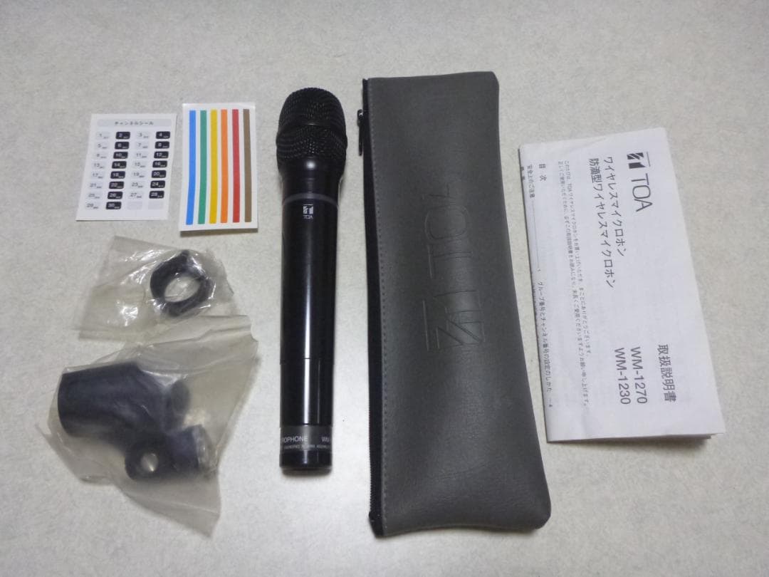 中古】TOA WM-1230 ワイヤレスマイクTOA/ワイヤレスマイク 防滴型