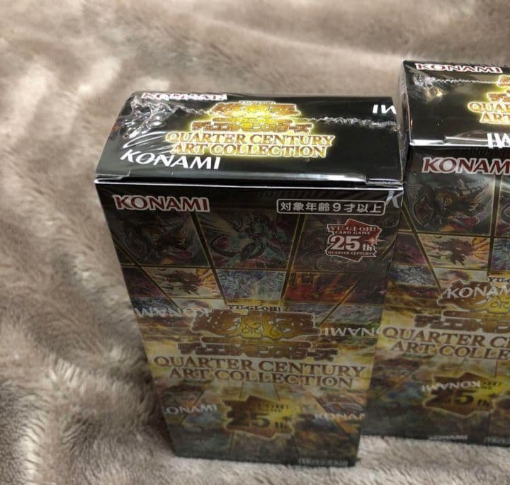 遊戯王 クォーターセンチュリーアートコレクション 3box