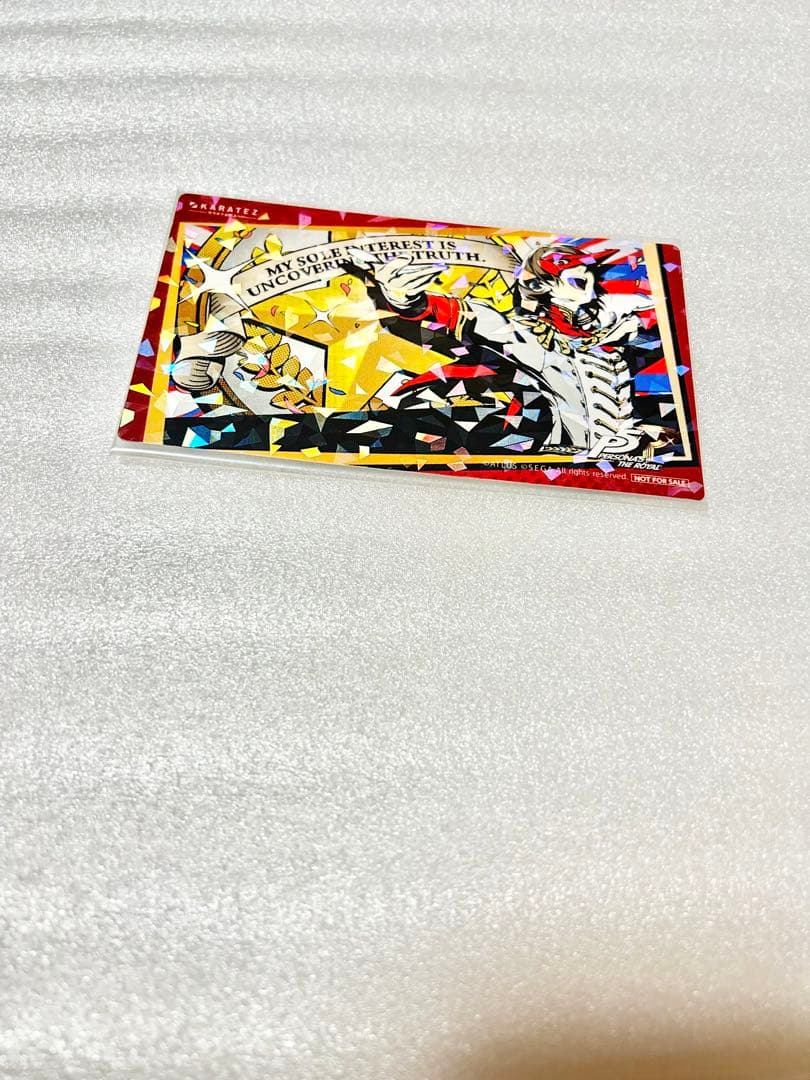 ペルソナ5 明智吾郎 カラオケの鉄人 コープラリー ホロカード