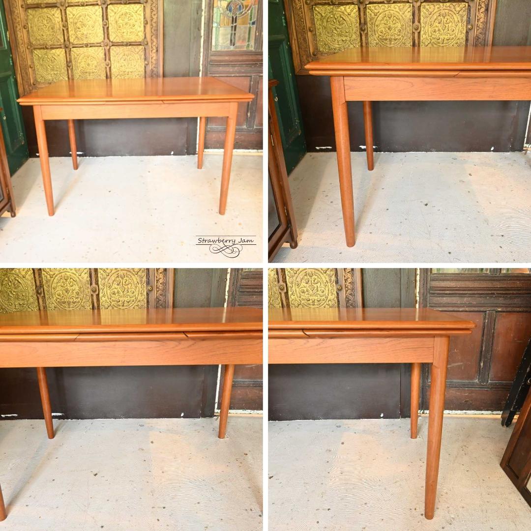 S*y様 L3705-31 北欧ヴィンテージ ダイニングテーブル ドローリーフテ