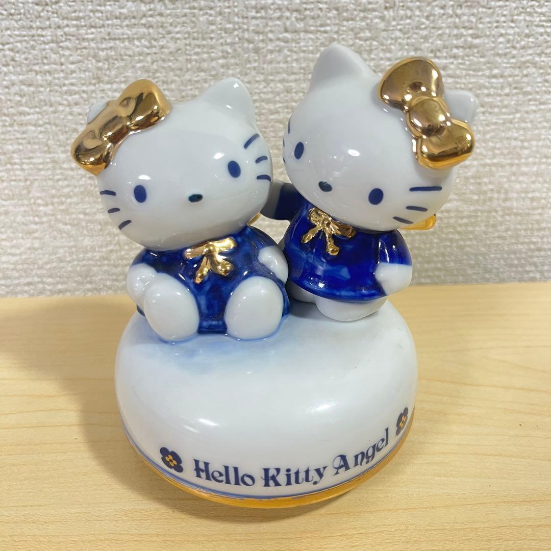 ハローキティ オルゴール 陶器 エンジェル 希少ハローキティ