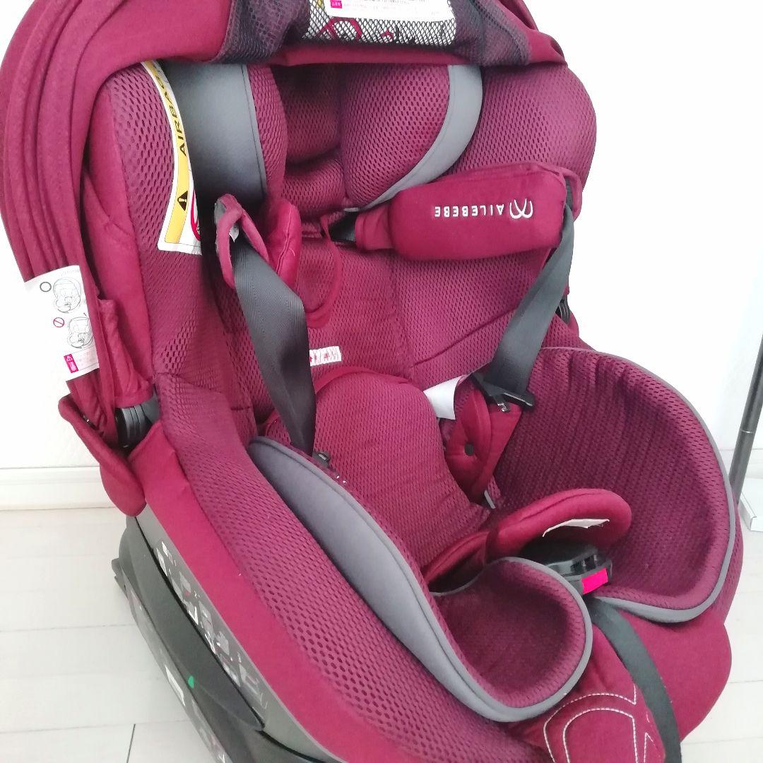 【美品】チャイルドシート　エールべべクルット5i（グランス）ルージュグリ