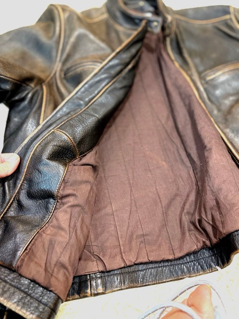 最終価格Wilsons Leather M.JULIAN ライダース メンズ