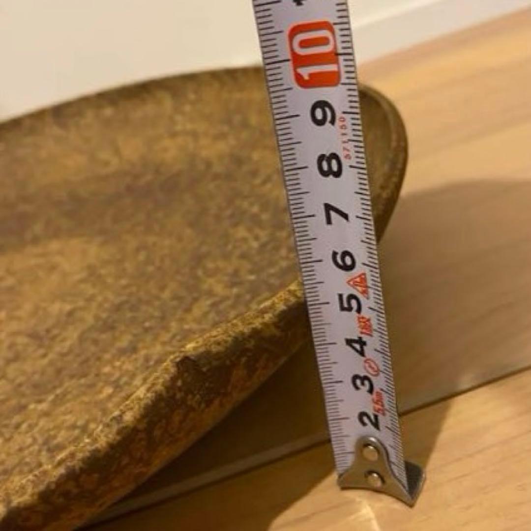 未使用品 萩伊羅保線文字鉢 野坂康起造 共箱 布