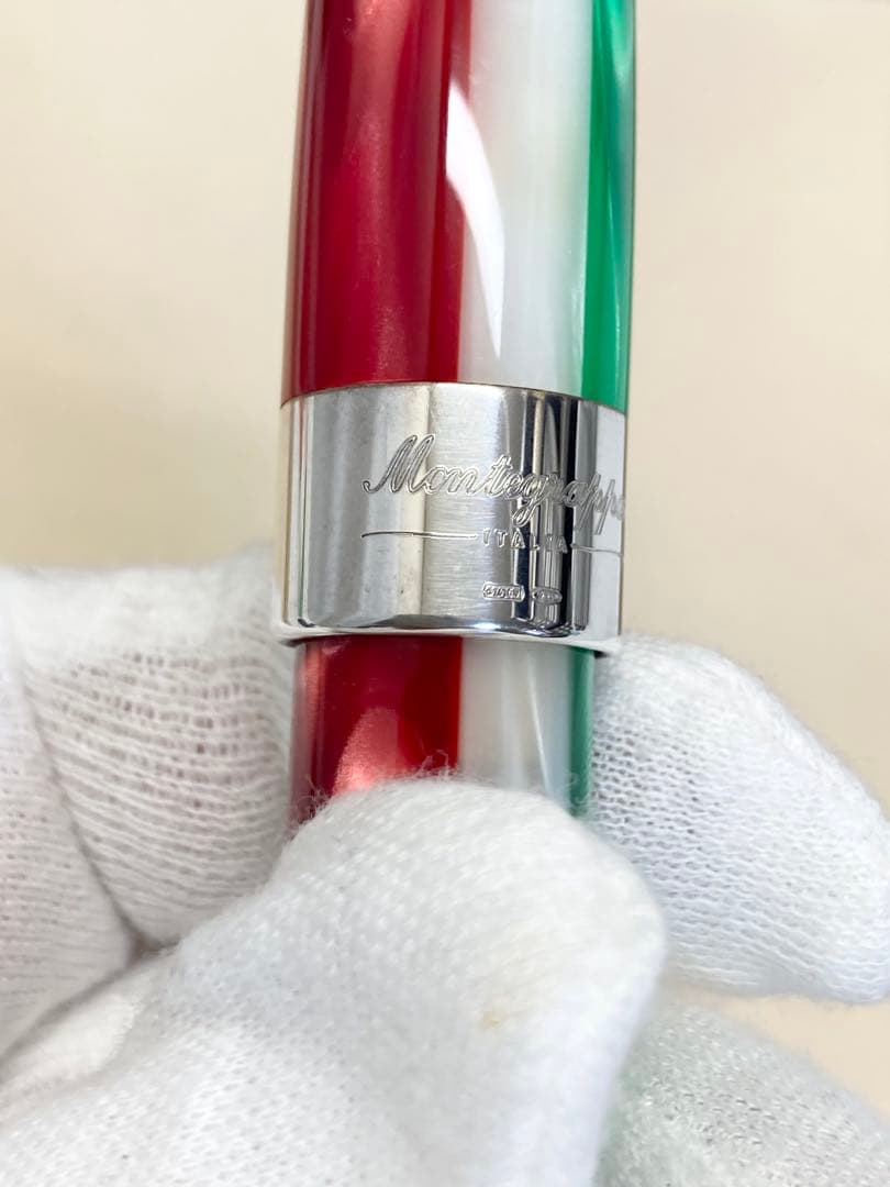 モンテグラッパ　イタリア150周年　ボールペン　シルバー