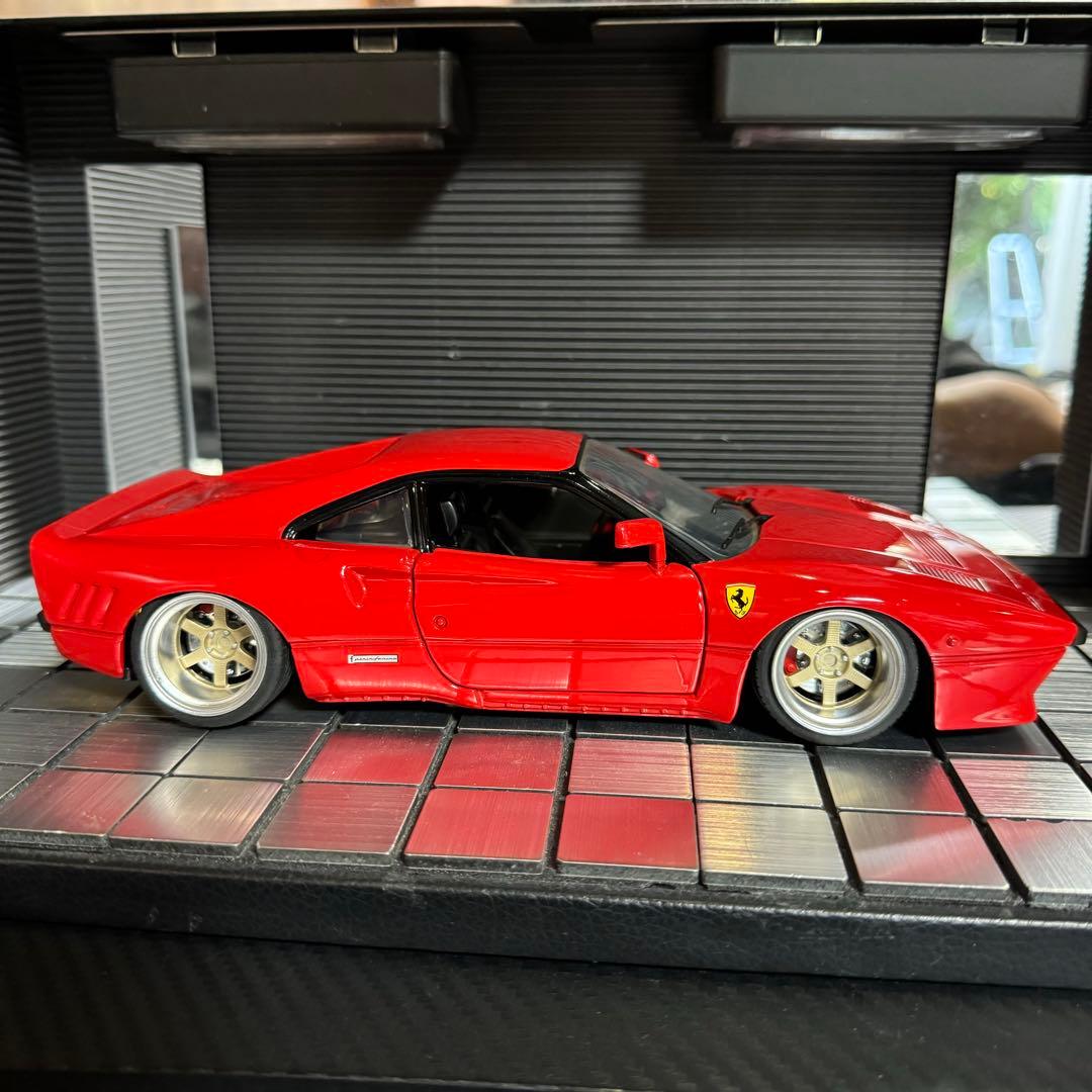 ホットウィール 1/18 フェラーリ 288GTO (カスタム仕様)