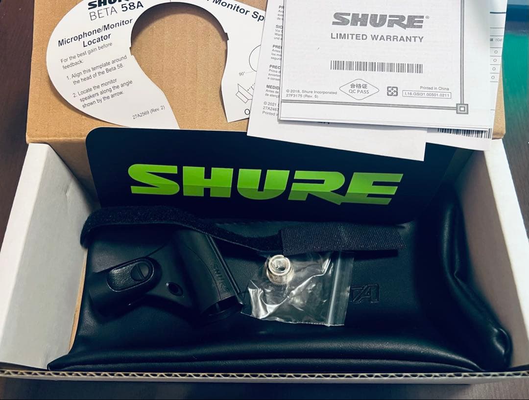 SHURE BETA 58A ダイナミックマイク