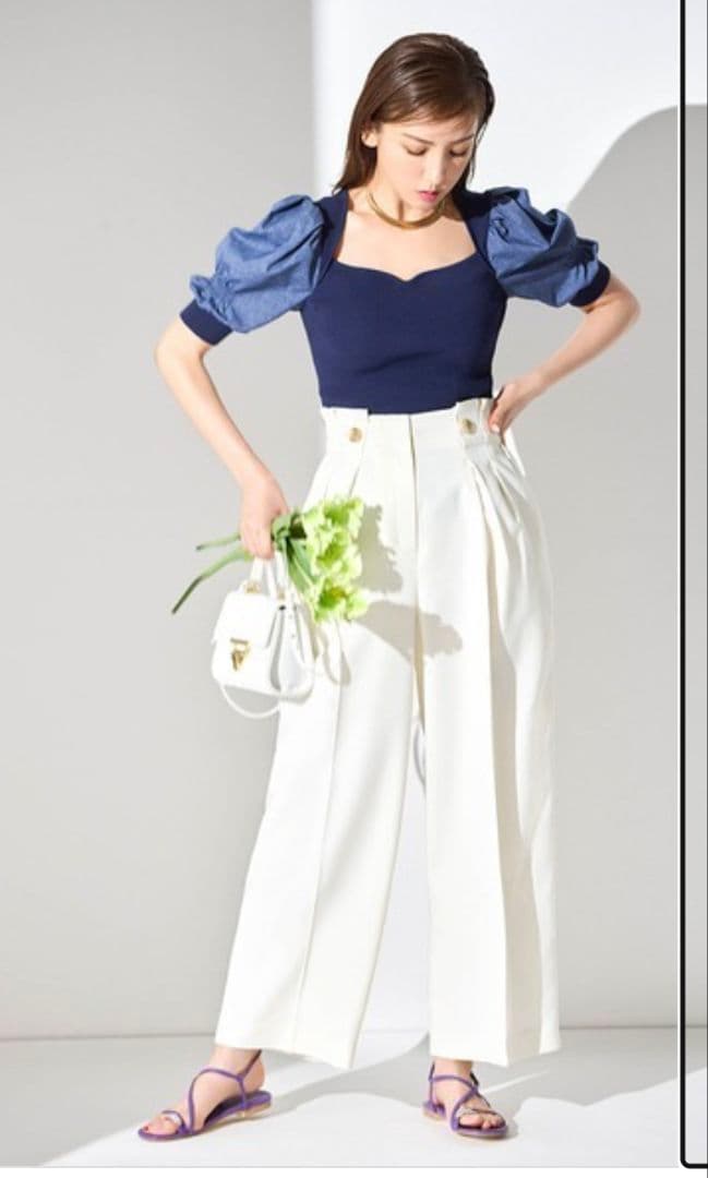 CELFORD　セルフォード　メタル釦ワイドパンツ 楽天市場】【即日出荷】(ファイナルセール50%OFF) CELFORD セル