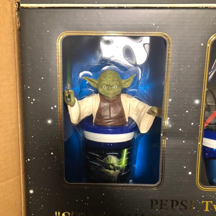 ペプシ　pepsi twist starwars cup topper set
