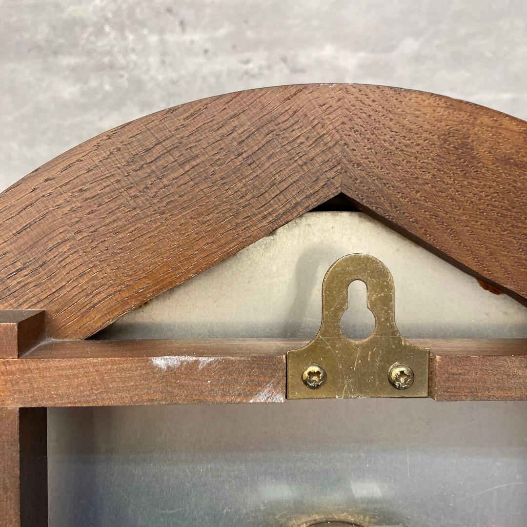 ナイトギビンズ 時計 丸型 木製フレーム 掛時計 壁掛け クオーツ 英国製