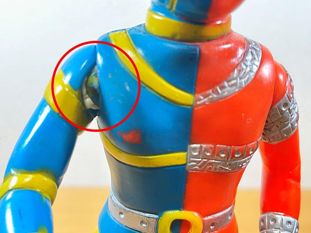 タカトク 人造人間キカイダー ソフビ 28cm 輸出版 当時物 特撮 石森プロ