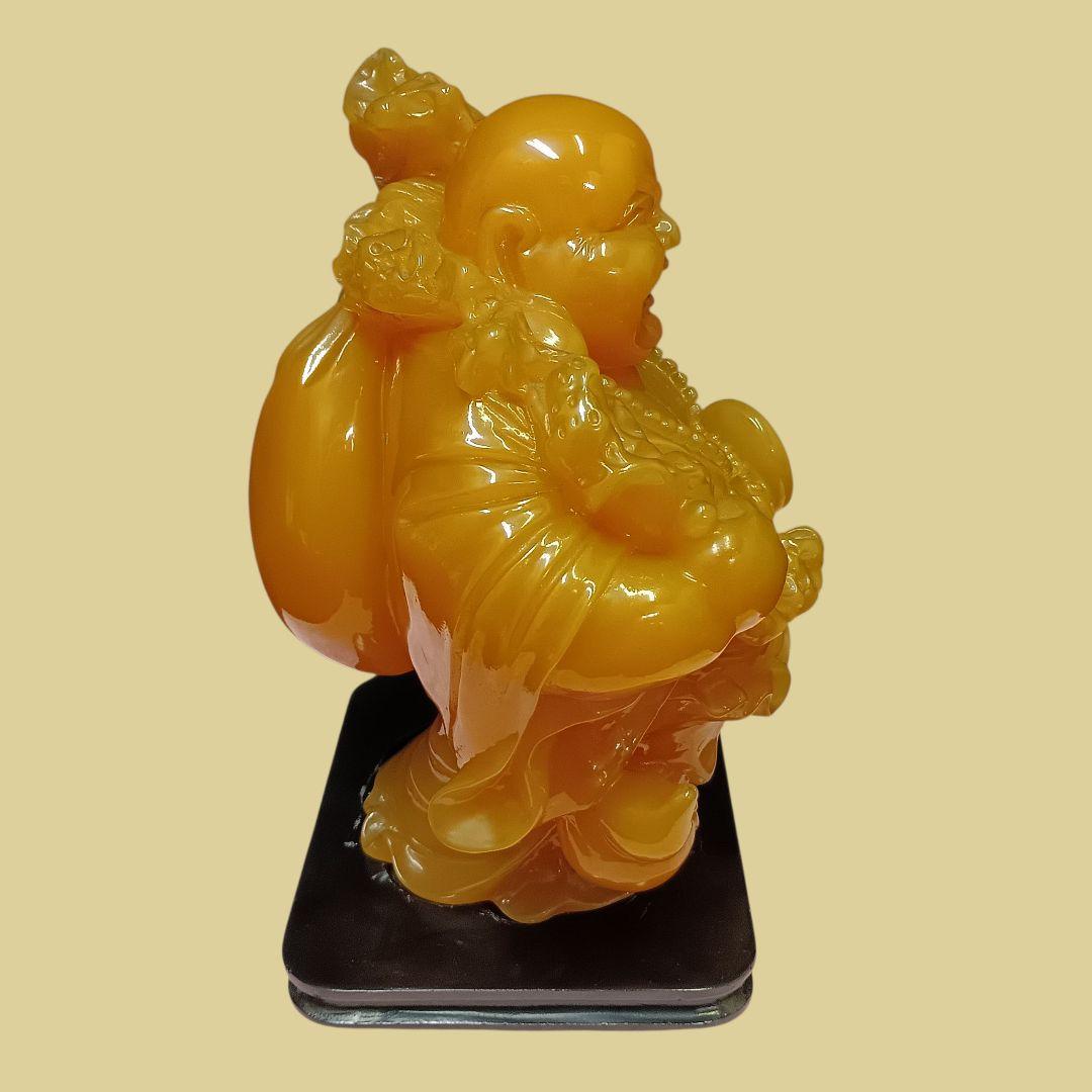 オニックス 布袋尊 置物 台座付き 高さ約30cm 布袋様 布袋尊 布袋さん