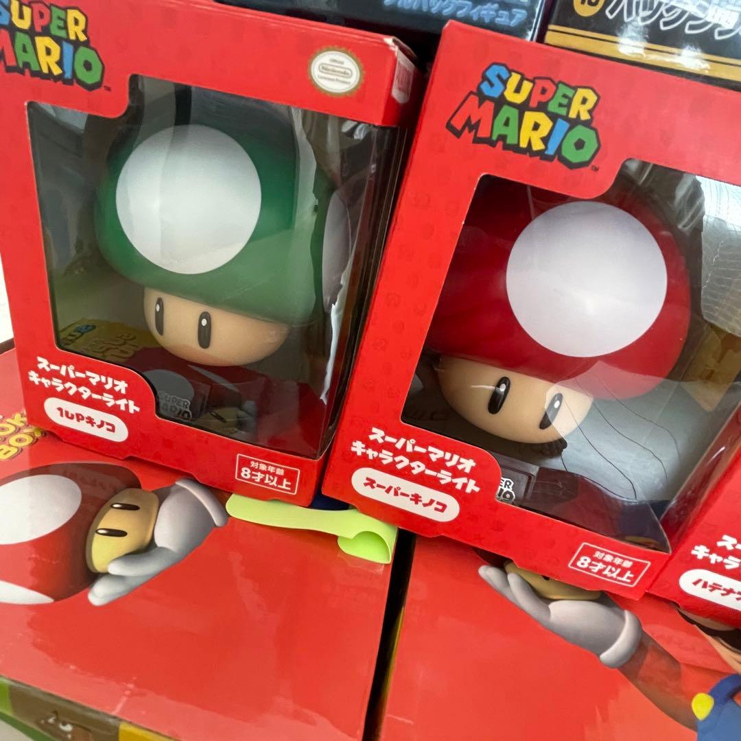 スーパーマリオグッズ まとめ売り ぬいぐるみ ルームライト キノピオ