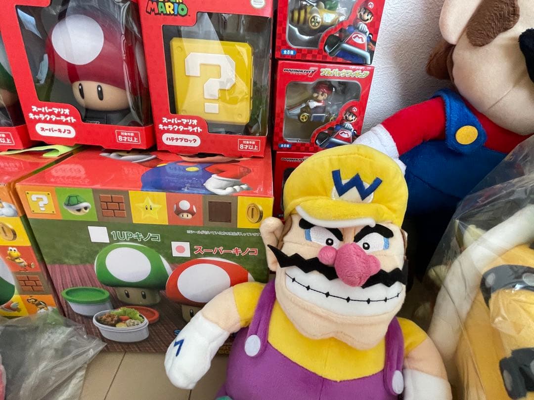 スーパーマリオグッズ まとめ売り ぬいぐるみ ルームライト キノピオ