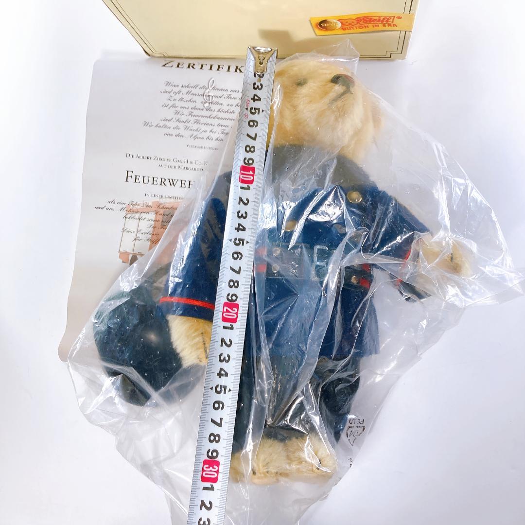 未開封】シュタイフ ドイツ 消防士 テディベア 限定3000体 　|1864|☆