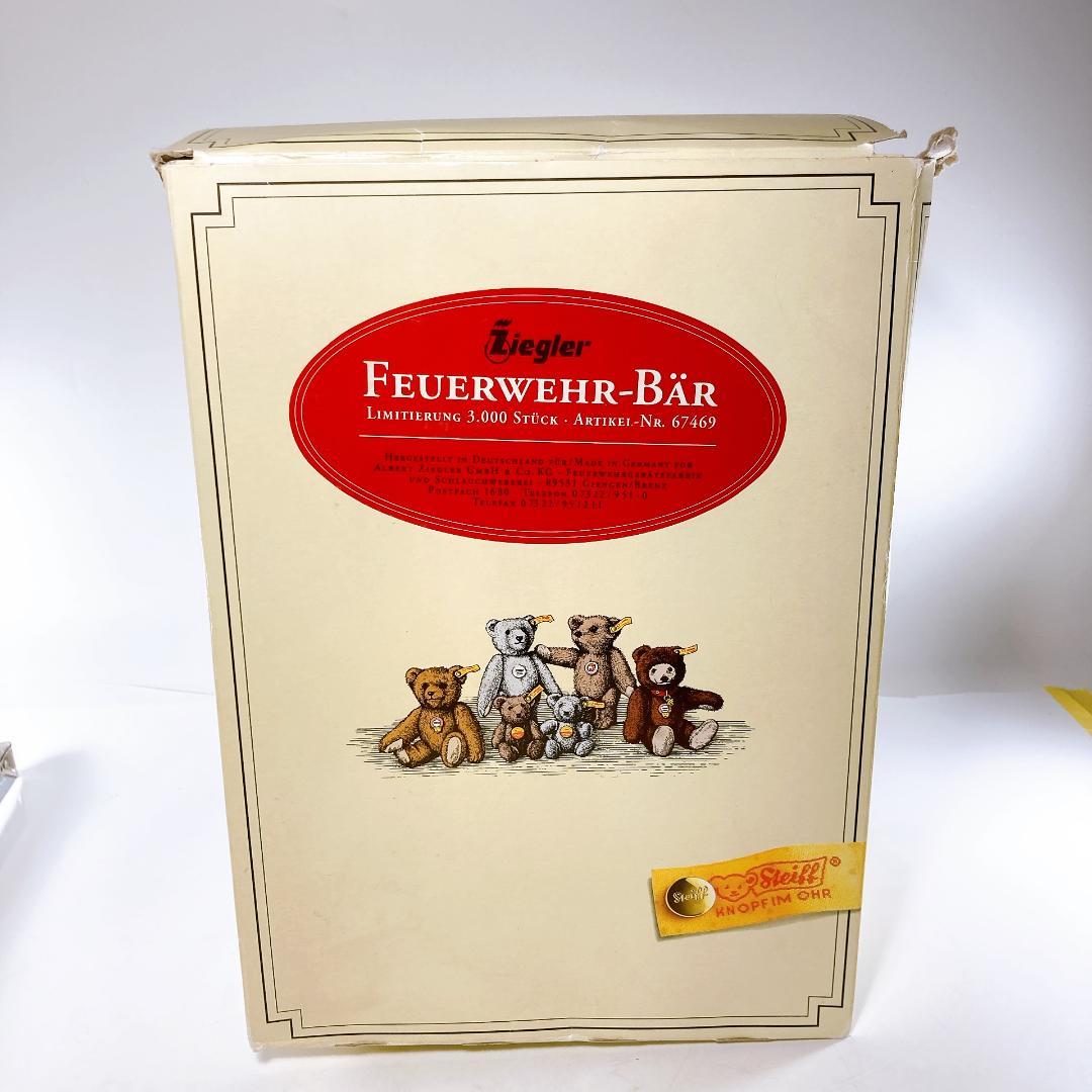 未開封】シュタイフ ドイツ 消防士 テディベア 限定3000体 　|1864|☆