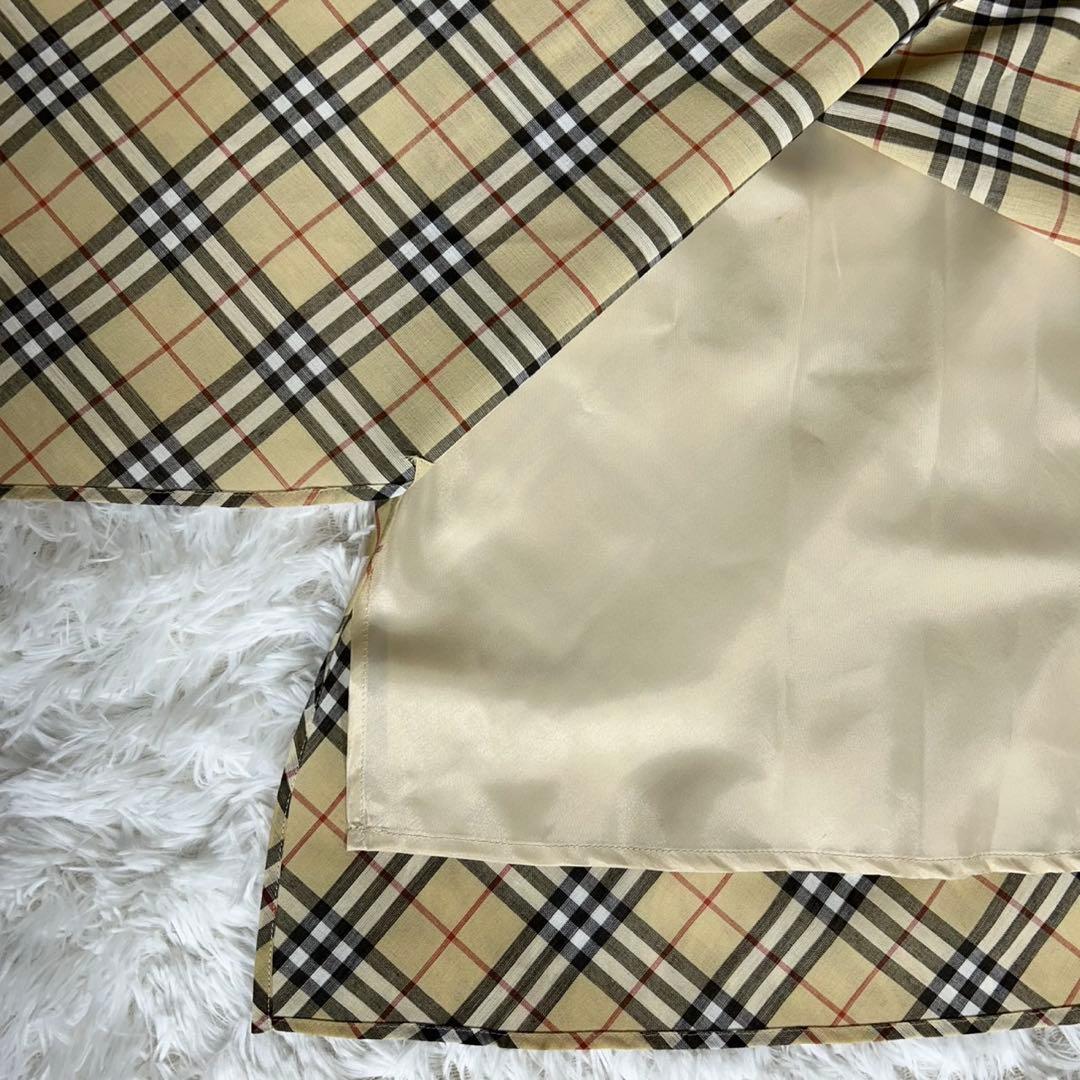 美品✨《バーバリーブルーレーベル》 ノバチェック巻きスカート 36 ペチコート