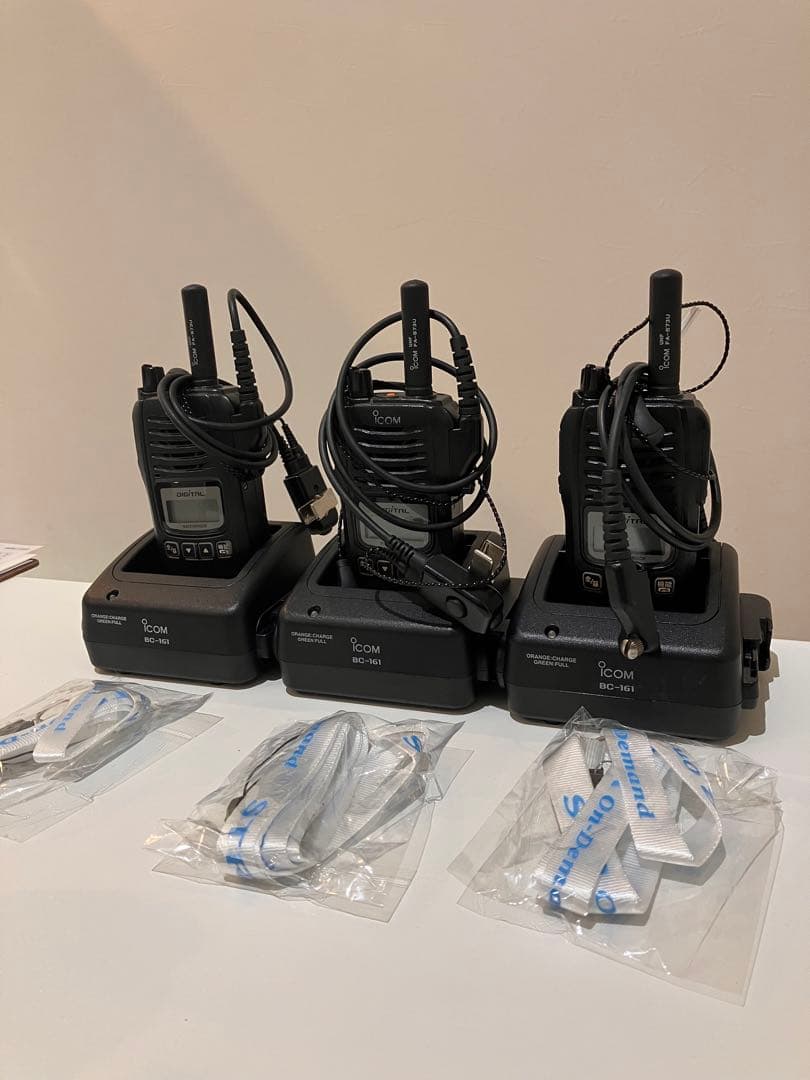 カブ様　ICOM IC-du65c 3台セット　3B(免許局) カブ様 ICOM IC-du65c 3台セット 3B(免許局) カブ様 ICOM IC-du65c 3台