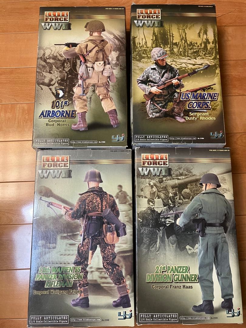 ELITE FORCE WWII フィギュア4体セット