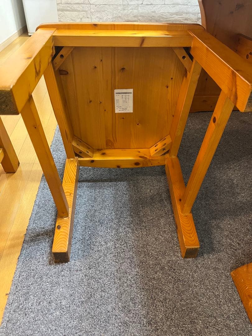 木製ダイニングテーブル セット　椅子4脚